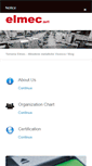 Mobile Screenshot of elmec.biz